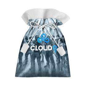 Подарочный 3D мешок с принтом CLOUD 9 CS GO в Курске, 100% полиэстер | Размер: 29*39 см | Тематика изображения на принте: cloud 9 | counter strike | cs go | esports | team | известные | киберспорт | мировые | спорт