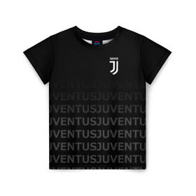 Детская футболка 3D с принтом Juventus 2018 Original в Курске, 100% гипоаллергенный полиэфир | прямой крой, круглый вырез горловины, длина до линии бедер, чуть спущенное плечо, ткань немного тянется | juventus | линии | спорт | футбол | футбольный клуб | ювентус