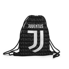 Рюкзак-мешок 3D с принтом Juventus 2018 Original в Курске, 100% полиэстер | плотность ткани — 200 г/м2, размер — 35 х 45 см; лямки — толстые шнурки, застежка на шнуровке, без карманов и подкладки | juventus | спорт | спортивные | футбол | футбольный клуб | ювентус