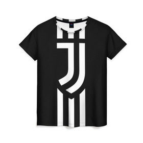 Женская футболка 3D с принтом Juventus 2018 Original в Курске, 100% полиэфир ( синтетическое хлопкоподобное полотно) | прямой крой, круглый вырез горловины, длина до линии бедер | cr7 | fc juventus | football | juve | juventus | ronaldo | sport | роналдо | спорт | футбол | ювентус