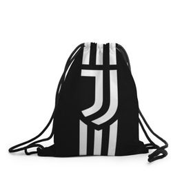 Рюкзак-мешок 3D с принтом Juventus 2018 Original в Курске, 100% полиэстер | плотность ткани — 200 г/м2, размер — 35 х 45 см; лямки — толстые шнурки, застежка на шнуровке, без карманов и подкладки | cr7 | fc juventus | football | juve | juventus | ronaldo | sport | роналдо | спорт | футбол | ювентус