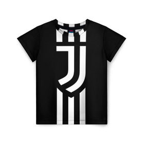 Детская футболка 3D с принтом Juventus 2018 Original в Курске, 100% гипоаллергенный полиэфир | прямой крой, круглый вырез горловины, длина до линии бедер, чуть спущенное плечо, ткань немного тянется | cr7 | fc juventus | football | juve | juventus | ronaldo | sport | роналдо | спорт | футбол | ювентус