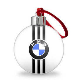 Ёлочный шар с принтом BMW SPORTWEAR в Курске, Пластик | Диаметр: 77 мм | bmw | автомобильные | бмв | машины