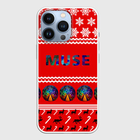Чехол для iPhone 13 Pro с принтом Праздничный Muse в Курске,  |  | muse | альтернативный | группа | доминик ховард | знак | красный | крис уолстенхолм | мо | моус | моусе | муза | музе | мусе | мэттью беллами | надпись | новогодний | новый год | праздник | прогрессивный