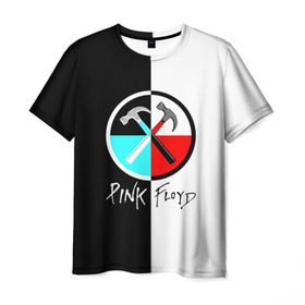 Мужская футболка 3D с принтом Pink Floyd в Курске, 100% полиэфир | прямой крой, круглый вырез горловины, длина до линии бедер | pink floyd | pinkfloyd | арт | артрок | группа | дэвид гилмор | пинк флойд | пинкфлойд | прогрессивный | психоделический | рок | сид барретт | симфонический | спэйс | эйсид | экспериментальный
