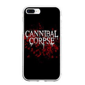 Чехол для iPhone 7Plus/8 Plus матовый с принтом Cannibal Corpse в Курске, Силикон | Область печати: задняя сторона чехла, без боковых панелей | cannibal corpse | logo | metal | music | rock | лого | логотип | метал | музыка | рок