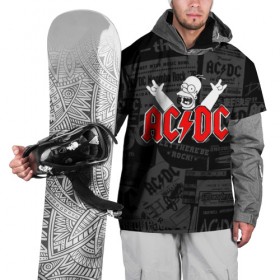 Накидка на куртку 3D с принтом AC/DC в Курске, 100% полиэстер |  | ас | ац | диси | дс | дц | исидиси | эйси