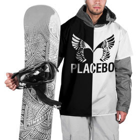 Накидка на куртку 3D с принтом Placebo в Курске, 100% полиэстер |  | placebo | альтернативный | инди | индирок | плацебо | рок