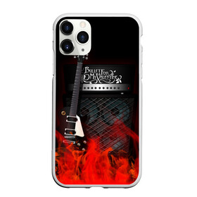 Чехол для iPhone 11 Pro Max матовый с принтом Bullet for my Valentine в Курске, Силикон |  | bullet for my valentine | logo | metal | music | rock | лого | логотип | метал | музыка | рок