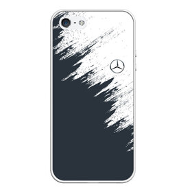 Чехол для iPhone 5/5S матовый с принтом Mercedes в Курске, Силикон | Область печати: задняя сторона чехла, без боковых панелей | amg | car | mercedes | race | авто | гонки | краска | марка | машина | мерс | мерседес