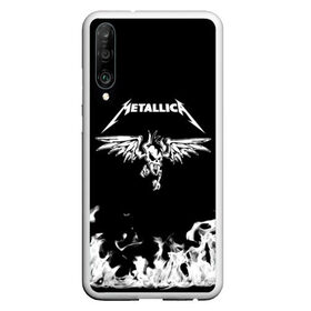 Чехол для Honor P30 с принтом Metallica в Курске, Силикон | Область печати: задняя сторона чехла, без боковых панелей | metallica | группа | джеймс хэтфилд | кирк хэмметт | ларс ульрих | метал | металика | металлика | миталика | музыка | роберт трухильо | рок | трэш | трэшметал | хард | хардрок | хеви | хевиметал