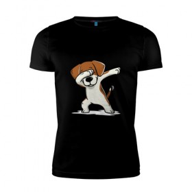 Мужская футболка премиум с принтом Год собаки в Курске, 92% хлопок, 8% лайкра | приталенный силуэт, круглый вырез ворота, длина до линии бедра, короткий рукав | год собаки | даб 