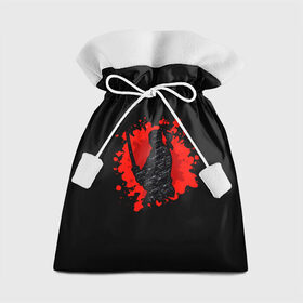 Подарочный 3D мешок с принтом Японский самурай в Курске, 100% полиэстер | Размер: 29*39 см | samurai | soldier | warrior | битва | воин | восток | закат | клинок | меч | япония