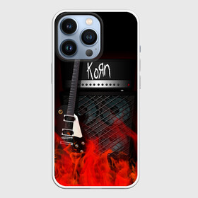 Чехол для iPhone 13 Pro с принтом Korn в Курске,  |  | Тематика изображения на принте: korn | logo | metal | music | rock | лого | логотип | метал | музыка | рок