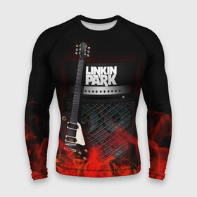 Мужской рашгард 3D с принтом Linkin Park в Курске,  |  | linkin park | logo | metal | music | rock | лого | логотип | метал | музыка | рок