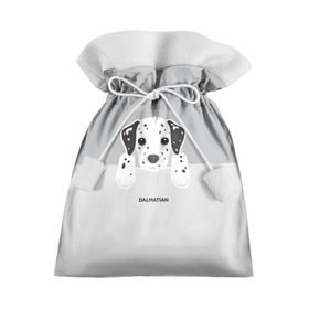 Подарочный 3D мешок с принтом Dalmatian Puppy в Курске, 100% полиэстер | Размер: 29*39 см | далматин | далматинец | домашние животные | пес | песик | собака | собачка | терьер | шпиц