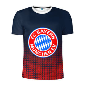 Мужская футболка 3D спортивная с принтом FC Bayern 2018 Original в Курске, 100% полиэстер с улучшенными характеристиками | приталенный силуэт, круглая горловина, широкие плечи, сужается к линии бедра | Тематика изображения на принте: bayern | fc | бавария | спорт | спортивные | футбол | футбольный клуб