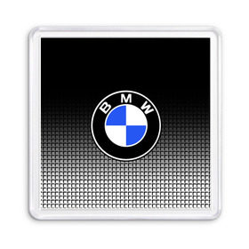 Магнит 55*55 с принтом BMW 2018 Black and White IV в Курске, Пластик | Размер: 65*65 мм; Размер печати: 55*55 мм | bmw | автомобильные | бмв | машины