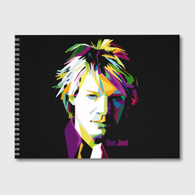 Альбом для рисования с принтом Jon Bon Jovi в Курске, 100% бумага
 | матовая бумага, плотность 200 мг. | bon jovi | jon bon jovi | актер | американская | американский | вокалист | гитарист | джон фрэнсис бонджови | искусство | лидер | лунный свет и валентино | маленький город | младший | молодые стрелки 2
