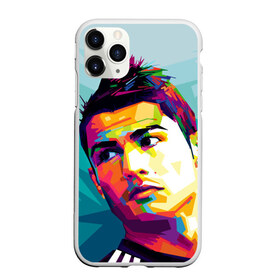 Чехол для iPhone 11 Pro матовый с принтом Cristiano Ronaldo в Курске, Силикон |  | криштиану | реал мадрид | роналду