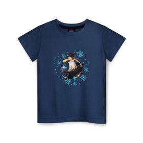 Детская футболка хлопок с принтом Howl в Курске, 100% хлопок | круглый вырез горловины, полуприлегающий силуэт, длина до линии бедер | howl | howls moving castle | хаул | ходячий замок | ходячий замок хаула