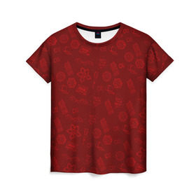 Женская футболка 3D с принтом Очень Странные дела Бомбинг в Курске, 100% полиэфир ( синтетическое хлопкоподобное полотно) | прямой крой, круглый вырез горловины, длина до линии бедер | stranger things | паттерн | триллер