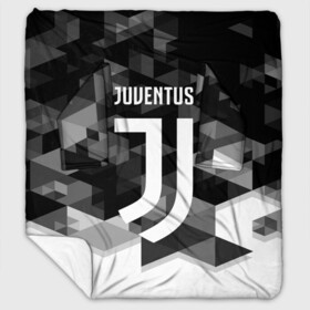 Плед с рукавами с принтом Juventus 2018 Geometry Sport в Курске, 100% полиэстер | Закругленные углы, все края обработаны. Ткань не мнется и не растягивается. Размер 170*145 | juventus | спорт | спортивные | футбол | футбольный клуб | ювентус