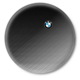 Значок с принтом BMW CARBON в Курске,  металл | круглая форма, металлическая застежка в виде булавки | bmw | автомобиль | автомобильные | бмв | машины
