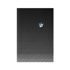 Обложка для паспорта матовая кожа с принтом BMW CARBON в Курске, натуральная матовая кожа | размер 19,3 х 13,7 см; прозрачные пластиковые крепления | bmw | автомобиль | автомобильные | бмв | машины