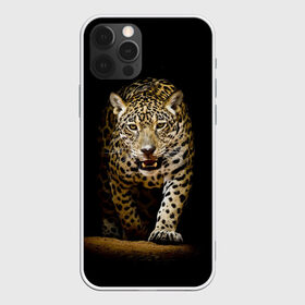 Чехол для iPhone 12 Pro Max с принтом Leopard в Курске, Силикон |  | Тематика изображения на принте: дикая кошка | зверь | клыки | кот | леопард | оскал | пантера | природа | хищник | ягуар