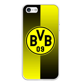 Чехол для iPhone 5/5S матовый с принтом FC Borussia 2018 Reverse в Курске, Силикон | Область печати: задняя сторона чехла, без боковых панелей | боруссия | дортмунд