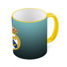 Кружка 3D с принтом Real Madrid 2018 Reverse в Курске, керамика | ёмкость 330 мл | Тематика изображения на принте: emirates | fc | real madrid | реал мадрид | футбольный клуб | эмблема