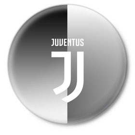 Значок с принтом Juventus 2018 Reverse в Курске,  металл | круглая форма, металлическая застежка в виде булавки | fly emirates | juventus | ronaldo | клуб | линии | мода | модные | мяч | реал мадрид | спорт | спортивные | стиль | футбол | футбольный клуб | экстрим | эмблема | ювентус