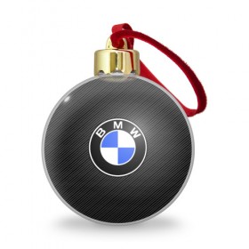 Ёлочный шар с принтом BMW CARBON в Курске, Пластик | Диаметр: 77 мм | bmw | bmw motorsport | bmw performance | carbon | m | motorsport | performance | sport | бмв | карбон | моторспорт | спорт