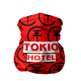 Бандана-труба 3D с принтом Tokio Hotel band logo 2018 в Курске, 100% полиэстер, ткань с особыми свойствами — Activecool | плотность 150‒180 г/м2; хорошо тянется, но сохраняет форму | Тематика изображения на принте: logo | music | pop | rock | tokio hotel | альтернатива | германия | металл | музыка | музыкальный | поп | рок