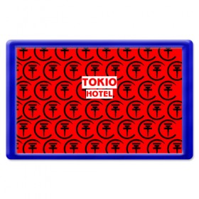 Магнит 45*70 с принтом Tokio Hotel band logo 2018 в Курске, Пластик | Размер: 78*52 мм; Размер печати: 70*45 | Тематика изображения на принте: logo | music | pop | rock | tokio hotel | альтернатива | германия | металл | музыка | музыкальный | поп | рок
