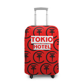 Чехол для чемодана 3D с принтом Tokio Hotel band logo 2018 в Курске, 86% полиэфир, 14% спандекс | двустороннее нанесение принта, прорези для ручек и колес | logo | music | pop | rock | tokio hotel | альтернатива | германия | металл | музыка | музыкальный | поп | рок