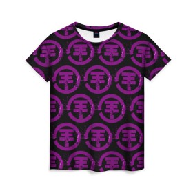 Женская футболка 3D с принтом TOKIO HOTEL 2018 LOGO BAND в Курске, 100% полиэфир ( синтетическое хлопкоподобное полотно) | прямой крой, круглый вырез горловины, длина до линии бедер | logo | music | pop | rock | tokio hotel | альтернатива | германия | металл | музыка | музыкальный | поп | рок