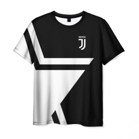 Мужская футболка 3D с принтом Juventus 2018 STAR в Курске, 100% полиэфир | прямой крой, круглый вырез горловины, длина до линии бедер | fc | juventus | спорт | спортивные | фк | футбол | футбольный клуб | ювентус