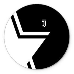 Коврик круглый с принтом Juventus 2018 STAR в Курске, резина и полиэстер | круглая форма, изображение наносится на всю лицевую часть | fc | juventus | спорт | спортивные | фк | футбол | футбольный клуб | ювентус