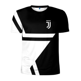 Мужская футболка 3D спортивная с принтом Juventus 2018 STAR в Курске, 100% полиэстер с улучшенными характеристиками | приталенный силуэт, круглая горловина, широкие плечи, сужается к линии бедра | fc | juventus | спорт | спортивные | фк | футбол | футбольный клуб | ювентус