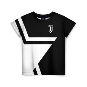 Детская футболка 3D с принтом Juventus 2018 STAR в Курске, 100% гипоаллергенный полиэфир | прямой крой, круглый вырез горловины, длина до линии бедер, чуть спущенное плечо, ткань немного тянется | fc | juventus | спорт | спортивные | фк | футбол | футбольный клуб | ювентус