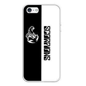 Чехол для iPhone 5/5S матовый с принтом Scorpions в Курске, Силикон | Область печати: задняя сторона чехла, без боковых панелей | scorpions | группа | скорпионс | хард | хардрок