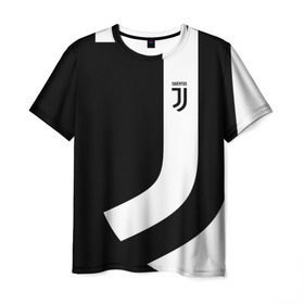 Мужская футболка 3D с принтом Juventus 2018 Original в Курске, 100% полиэфир | прямой крой, круглый вырез горловины, длина до линии бедер | Тематика изображения на принте: fc | fly emirates | лого | париж | спорт | спортивные | фк | футбольный клуб