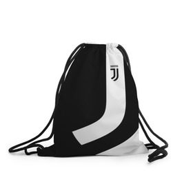 Рюкзак-мешок 3D с принтом Juventus 2018 Original в Курске, 100% полиэстер | плотность ткани — 200 г/м2, размер — 35 х 45 см; лямки — толстые шнурки, застежка на шнуровке, без карманов и подкладки | fc | fly emirates | лого | париж | спорт | спортивные | фк | футбольный клуб