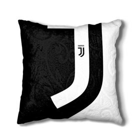 Подушка 3D с принтом Juventus 2018 Original в Курске, наволочка – 100% полиэстер, наполнитель – холлофайбер (легкий наполнитель, не вызывает аллергию). | состоит из подушки и наволочки. Наволочка на молнии, легко снимается для стирки | fc | fly emirates | лого | париж | спорт | спортивные | фк | футбольный клуб