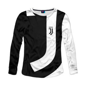 Женский лонгслив 3D с принтом Juventus 2018 Original в Курске, 100% полиэстер | длинные рукава, круглый вырез горловины, полуприлегающий силуэт | fc | fly emirates | лого | париж | спорт | спортивные | фк | футбольный клуб