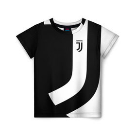 Детская футболка 3D с принтом Juventus 2018 Original в Курске, 100% гипоаллергенный полиэфир | прямой крой, круглый вырез горловины, длина до линии бедер, чуть спущенное плечо, ткань немного тянется | fc | fly emirates | лого | париж | спорт | спортивные | фк | футбольный клуб