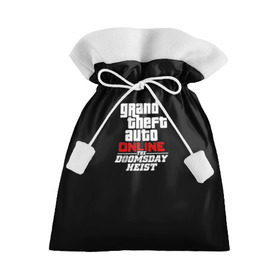 Подарочный 3D мешок с принтом GTA Online: The Doomsday Heist в Курске, 100% полиэстер | Размер: 29*39 см | auto | dead | grand | gta | gta5 | rdr | red | redemption | rockstar | theft | гта | день | судный