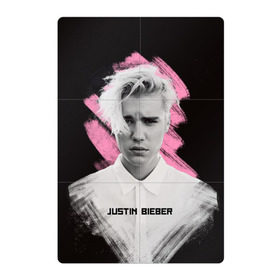 Магнитный плакат 2Х3 с принтом Justin Bieber / Pink splash в Курске, Полимерный материал с магнитным слоем | 6 деталей размером 9*9 см | bieber | justin bieber | бибер | джастин бибер